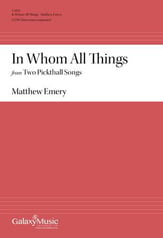 In Whom All Things SATB choral sheet music cover